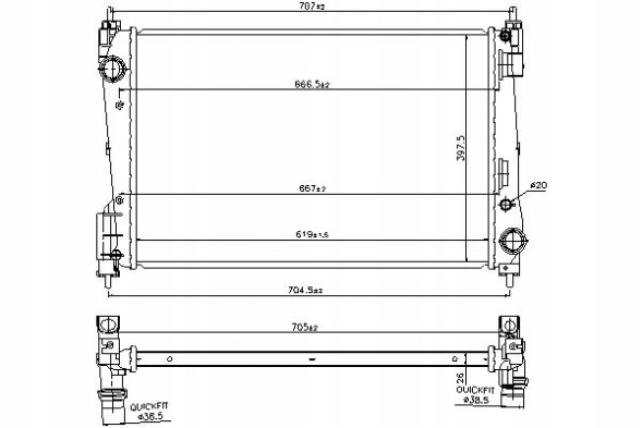 Nissens NIS61919(iMOTO) Engine cooler opel combo combo / tour corsa d + driver's essential #37