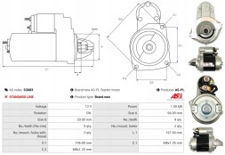 AS-PL  C25 2.0, various models, ducato 1.8, 404 1.6, 404 1.6 gt, 504 1.6, 504 1.8