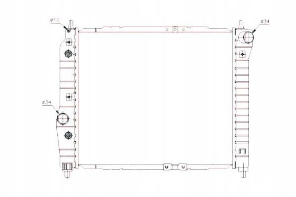 NRF NRF53638(iMOTO) Chevrolet aveo / kalos daewoo k engine cooler + driver's essential #37