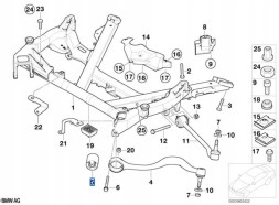 BMW OE  Front axle swing arm bushing bmw 31129068753 e39 e52