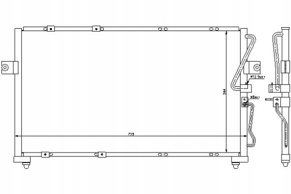 Nissens 94418/NIS Nissens air conditioning cooler kia carnival i, car + driver assistant #28