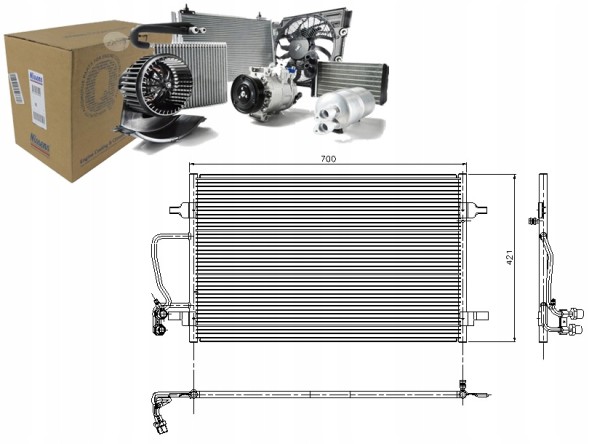 Nissens 108793458 NIS Nis94345 air conditioning cooler audi a8 2.5d-4.2 0 + driver assistant #33