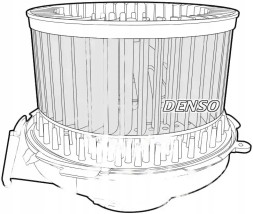 Denso DEA21010 Blower air supply fan dea21010 denso