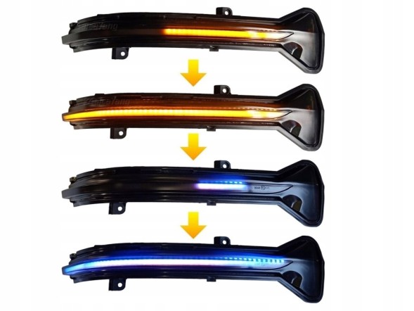 WOLLER P.173/62. Led turn signals orange blue for bmw g20 g21 g28 2019-2020