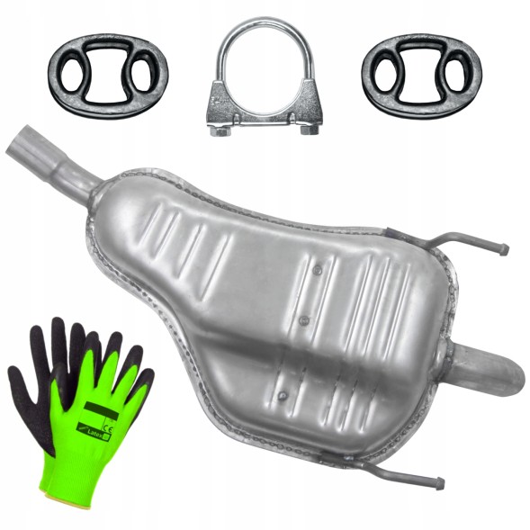 Polmostrów  End silencer opel zafira 2 ii b 05- 1.6 1.8 2.2