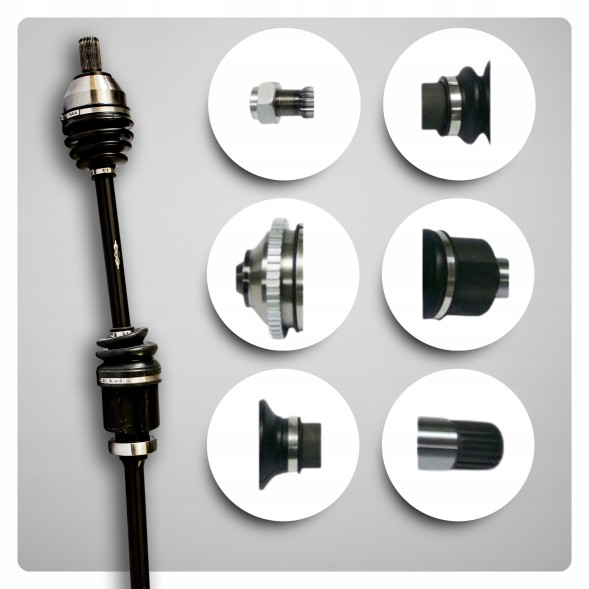 BRV  Half axle right ford s-max (wa6) 2.0 tdci powershift mps6 new