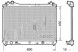 Denso DRM47017 Water cooler drm47017 denso