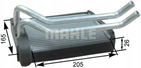 Mahle  Mahle ah 174 000p heat exchanger, interior heating