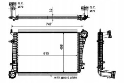 NRF 86226188 NRF Nrf intercooler audi seat skoda vw 30199