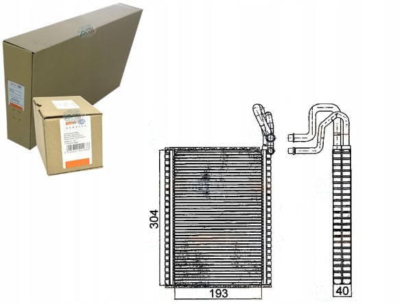 Behr Hella Service 85944024 BRH Brh8fv 351 331-291 air conditioning evaporator bmw x5/x6 + driver assistant #33