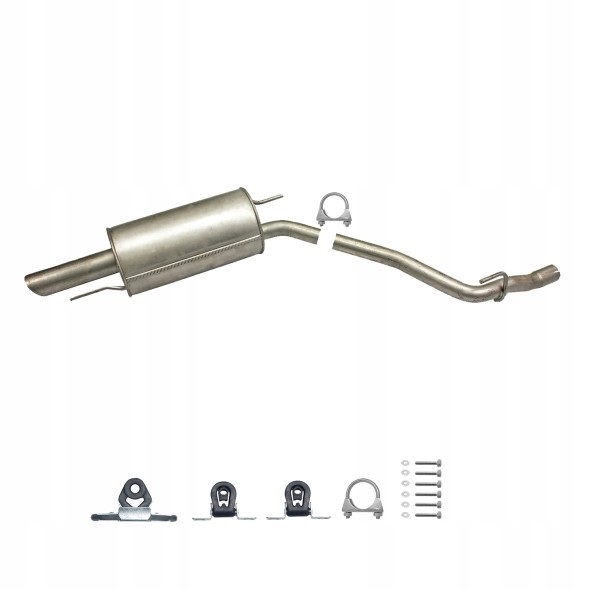 Ferroz Export ZEST.06.178 Final silencer for vw transporter t4 2.0/2.5/2.8 vr6 from 1996-2003