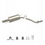 Ferroz Export ZEST.06.178 Final silencer for vw transporter t4 2.0/2.5/2.8 vr6 from 1996-2003