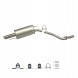 Ferroz Export ZEST.06.178 Final silencer for vw transporter t4 2.0/2.5/2.8 vr6 from 1996-2003