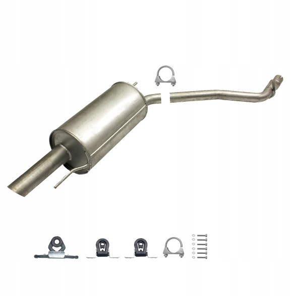 Ferroz Export ZEST.06.178 Final silencer for vw transporter t4 2.0/2.5/2.8 vr6 from 1996-2003