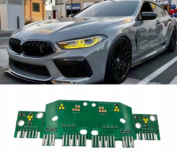 CHINA MODUŁY CSL ŻÓŁTE DRL BMW G14 G15 G16 F91 F92 F93 KOMPLET PRAWA LEWA Modules csl yellow drl bmw g14 g15 g16 f91 f92 f93 plug &amp; play yellow