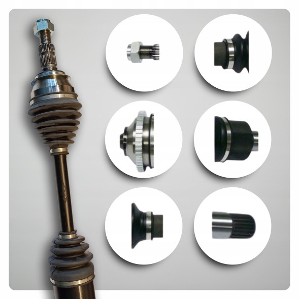 BRV  Half axle right opel insignia b (z18) 2.0 4x4 vending machine new