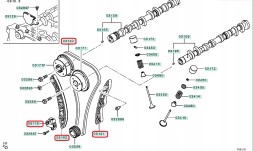Mitsubishi OE 1140A073 Timing chain mitsubishi evo 10 asx ralliart oem 1140a073 original