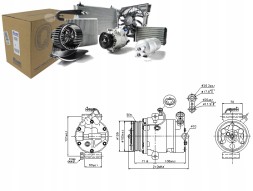 Nissens PRO/89196 NIS Air conditioning compressor opel astra g astra g classi + collision assistant #34