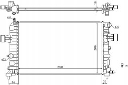 Nissens Nissens engine cooler opel astra h, astra h cl + driver assistant #28