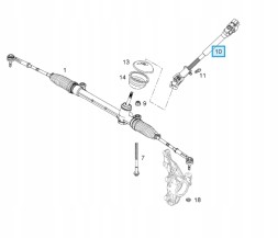 Opel OE 13365907 Intermediate shaft steering opel corsa d, adam oe gm 13365907