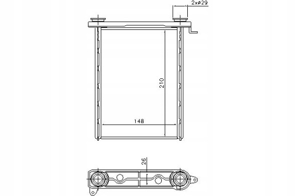 Nissens 73343 NIS/GIFT Heater (148x210x26) fiat talento nissan nv300 + driver assistant #31
