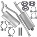 Ferroz  Set silencer peugeot partner 96- i 1 1.1 1.4 1.8
