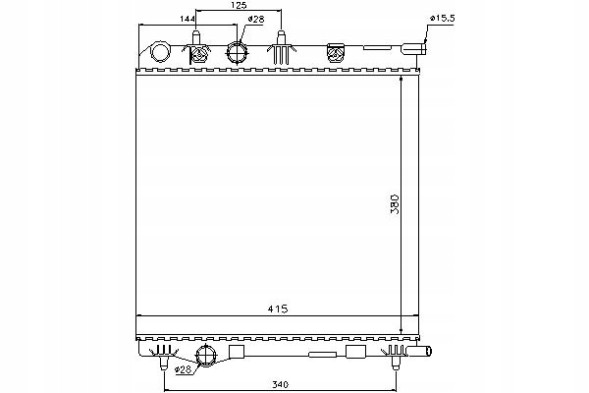 Nissens 636002/NIS Nissens engine cooler citroen c3 ii, ds3 + driver assistant #28