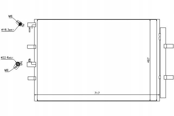 Nissens 940330/NIS Nissens air conditioning cooler (with dehumidifier) ford + driver assistant #28