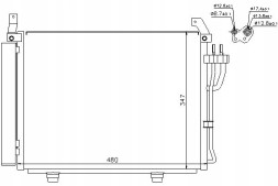 Nissens 86219417 NIS Nis940205 air conditioning cooler (with dehumidifier) hy + driver assistant #33