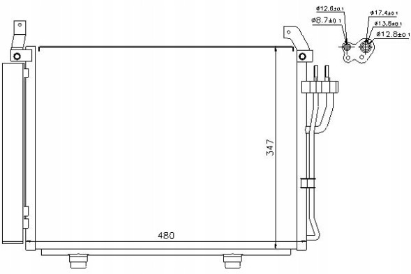 Nissens 86219417 NIS Nis940205 air conditioning cooler (with dehumidifier) hy + driver assistant #33