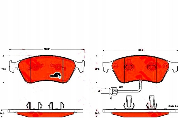 TRW 81211318 TRW Trwgdb1553 brake pads vw front a8/phaeton 02- z c + driver assistant #33
