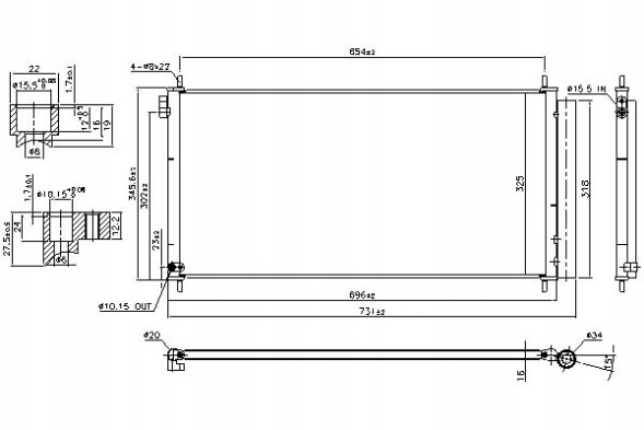Nissens 86219753 NIS Nis940534 air conditioning cooler (with dehumidifier) to + driver assistant #33