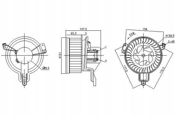 Nissens 87259/ZAW Nissens citroen blower
