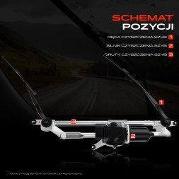 Frankberg Frankberg front wiper mechanism for mercedes-benz v251 w251