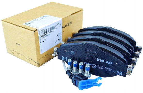 Audi OE 5Q0698151F Oe vag brake pads front vw arteon golf vii passat b8 tiguan t-roc org