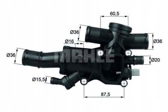 Behr  Behth 44 83 thermostat citroen 83c 2,0hdi + driver assistant #33
