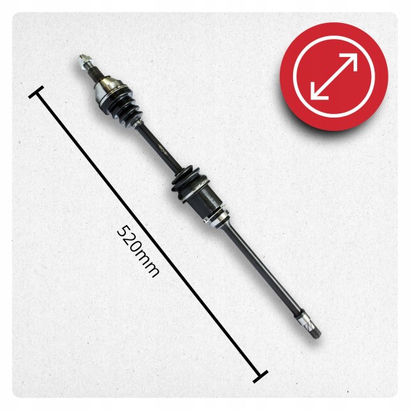 BRV  Half axle right alpha romeo 159 (939) 1.9 jts 2008- manual new