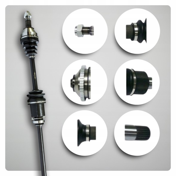 BRV  Half axle right alpha romeo 159 (939) 1.9 jts 2008- manual new