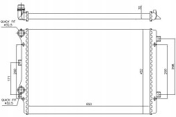 Nissens  Nissens engine cooler (with mounting hardware + driver assistant #28