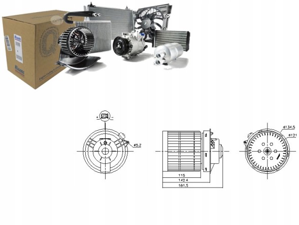 Nissens 87530 Blower nissan juke 1.2/1.5d/1.6 06.10-12.19 nissens