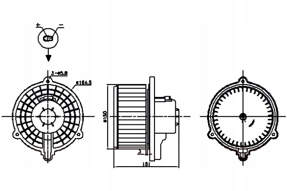 Nissens  Hyundai tucson kia sportage ii 2.0 2.0d 2.7 blower fan