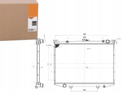 NRF NRF503492(iMOTO) Radiator nissan pick up 2,5d, ford maverick 93- + driver's essential #37