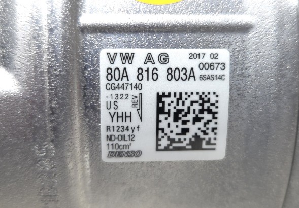 Audi OE 80A816803A 80A816803N Air conditioning compressor audi vw 80a816803a 80a816803n