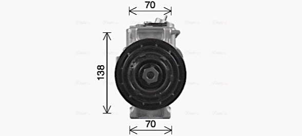 AVA Quality cooling MSAK755 Compressor, air conditioning ava quality cooling msak755