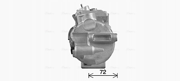 AVA Quality cooling MSAK755 Compressor, air conditioning ava quality cooling msak755
