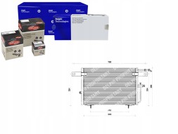 Delphi  Deltsp0225083 air conditioning cooler audi 100, a6 + driver assistant #33
