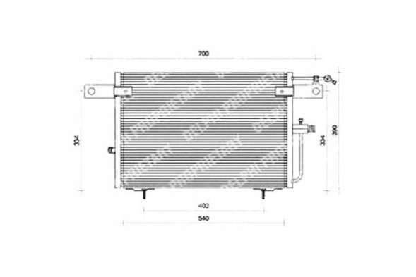 Delphi  Deltsp0225083 air conditioning cooler audi 100, a6 + driver assistant #33