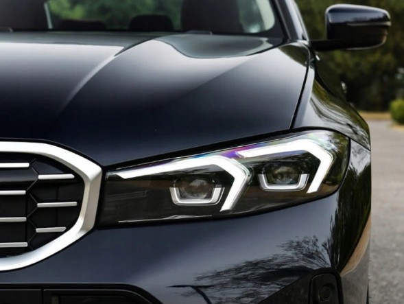 WOLLER  Left front lampshade glass headlight for bmw 3 g20 g21 lci 2022-