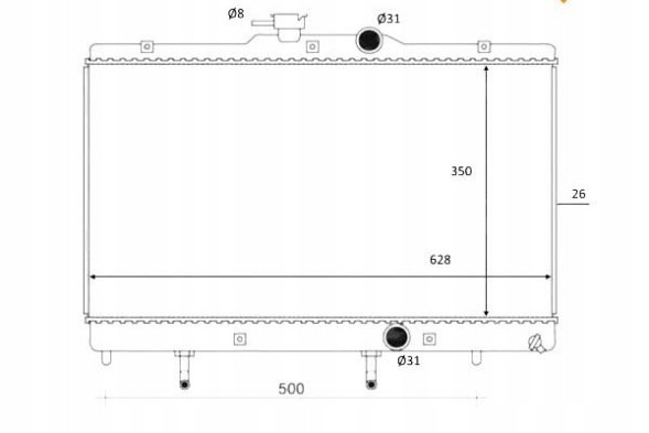 NRF PRO/59078 NRF Radiator toyota corolla 10 1999-01 2002 nrf + collision assistant #34