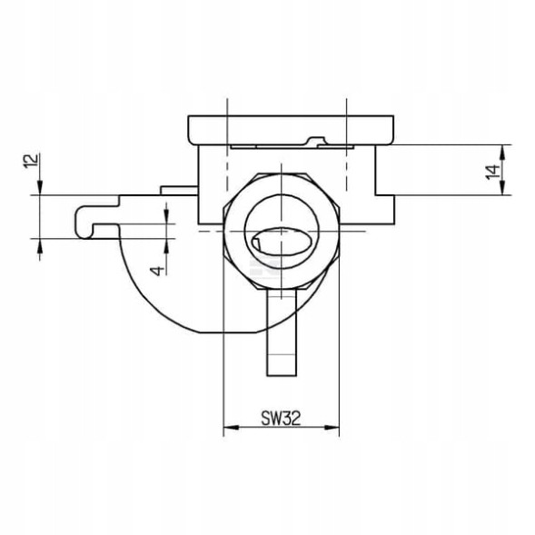 Wabco 4522030320 Coupling head yellow swiss 4522030320 wabco